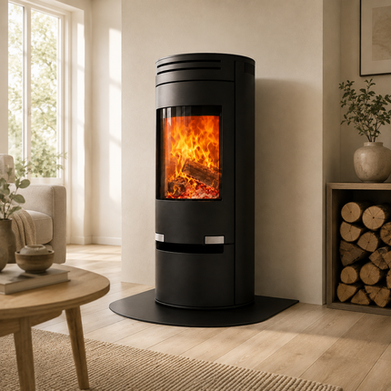 Aduro 22 Kaminofen Stahl Schwarz 5,5 kW mit Automatik