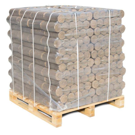 Hartholzbriketts rund ohne Loch 960kg
