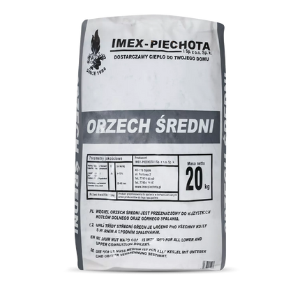 Steinkohle 25 – 60 mm 15 x 20 kg