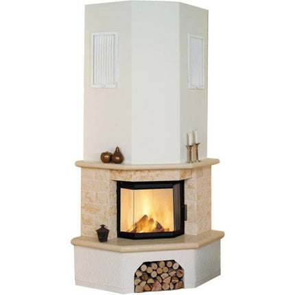 Hark Kaminofen-Bausatz Vermont Marmorverkleidung Beige 8 kW EEK A+