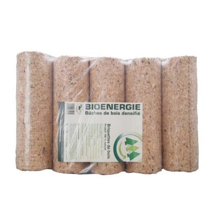 BIOENERGIE Holzbriketts – Palette 5 × 96 Briketts – hohe Heizleistung