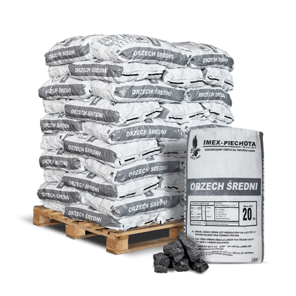 ANMAG Steinkohle 25–60 mm 20kg x 50 Sack 1000kg Palette