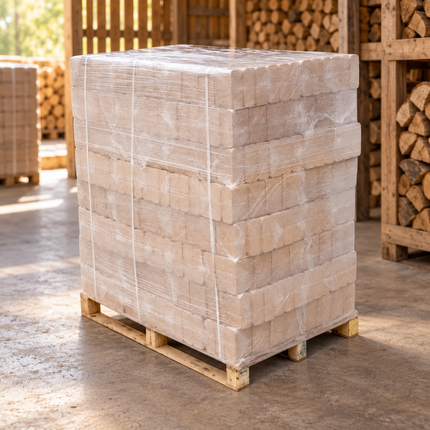 RUF-Holzbriketts – gepresstes Hartholz – hohe Heizleistung und lange Brenndauer