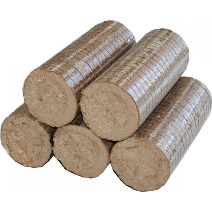 Tagesbriketts – 5 naturbelassene Holzbriketts – 10 kg – hohe Heizleistung