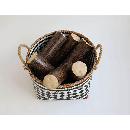 Premium-Holzbriketts – Palette mit 80 Kartons – 100 % Laubholz aus Eiche und Buche