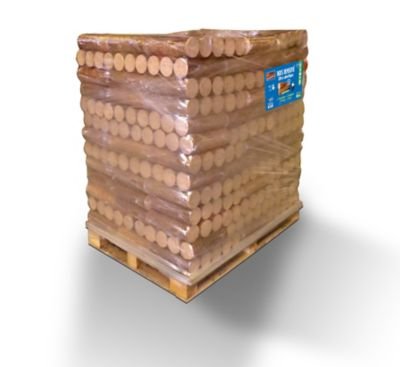Woodstock Holzbriketts – 3 Paletten – je 104 Pakete mit 5 Briketts – gebrauchsfertig