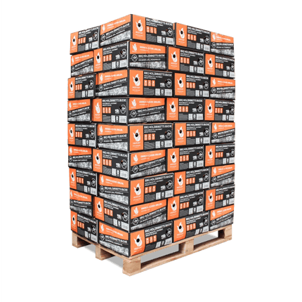 Heizfuxx BBQ-Buchenholzbriketts 18kg x 54 Gebinde 972kg Palette