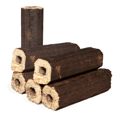 Heizfuxx PiniKay Octagon Holzbriketts Hartholz 10kg x 30 Gebinde 300kg Palette