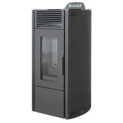 Rowi Pelletofen Stahl Schwarz 8,7 kW
