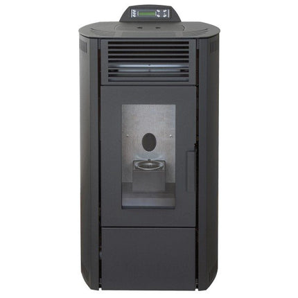 Rowi Pelletofen Stahl Schwarz 8,7 kW
