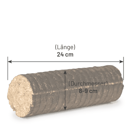 Heizfuxx Nestro M Holzbriketts Hartholz im Karton 12kg x 81 Karton 972kg Palette