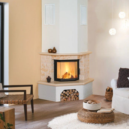 Hark Kaminofen-Bausatz Vermont Marmorverkleidung Beige 8 kW EEK A+