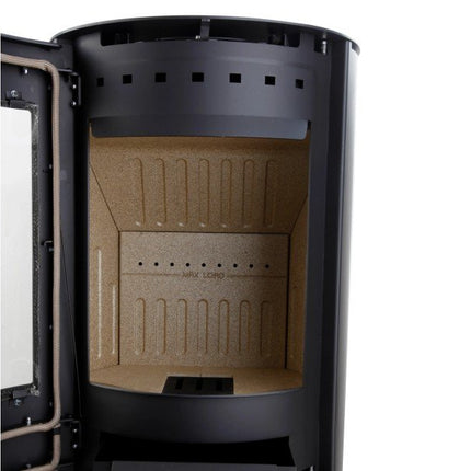 Aduro Kaminofen 9.7 mit Aduro Tronic Schwarz 8 kW Stahl EEK: A