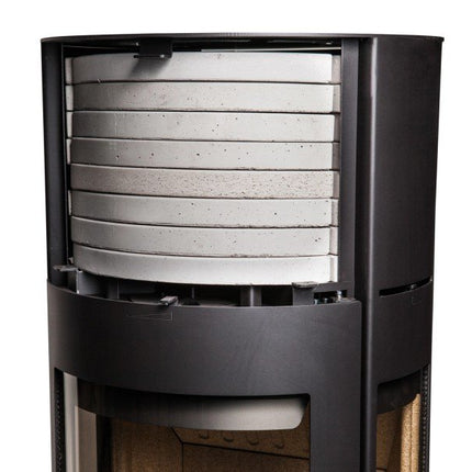 Aduro Kaminofen 9.7 mit Aduro Tronic Schwarz 8 kW Stahl EEK: A