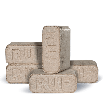 Heizfuxx RUF Original Red Holzbriketts Hartholz 10kg x 30 Gebinde 300kg Palette