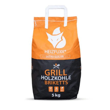 Heizfuxx Grillbriketts 5kg x 60 Sack 300kg 60er Palette