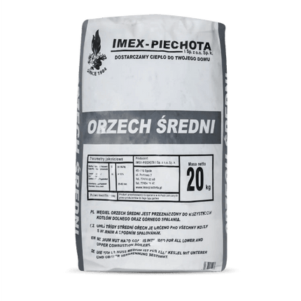 ANMAG Steinkohle 25–60 mm 20kg x 50 Sack 1000kg Palette