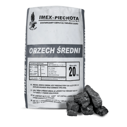 ANMAG Steinkohle 25–60 mm 20kg x 50 Sack 1000kg Palette