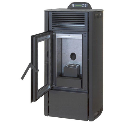 Rowi Pelletofen Stahl Schwarz 7,7 kW