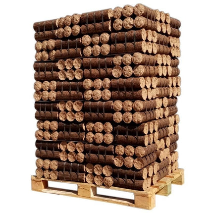 Woodstock Pressholzbriketts – Palette mit 8 × 84 Briketts – hohe Heizleistung