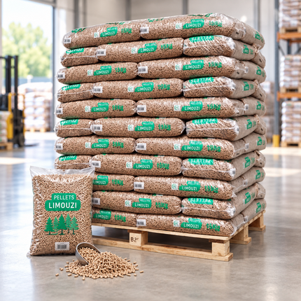 Valboval Holzpellets – 65 × 15 kg Palette – 100 % Nadelholz, DINplus