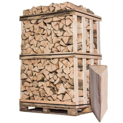 Kaminholz 33 cm – Palette 2 m³ (3 Ster) – Esche, Buche und Hainbuche