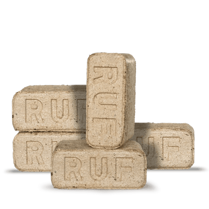 Heizfuxx RUF Original Blue Holzbriketts Nadelholz 10kg x 96 Gebinde 960kg Palette