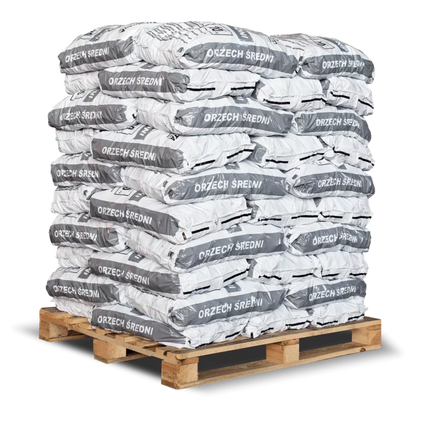 Steinkohle 25–60 mm – 50 x 20 kg – Nusskohle 2