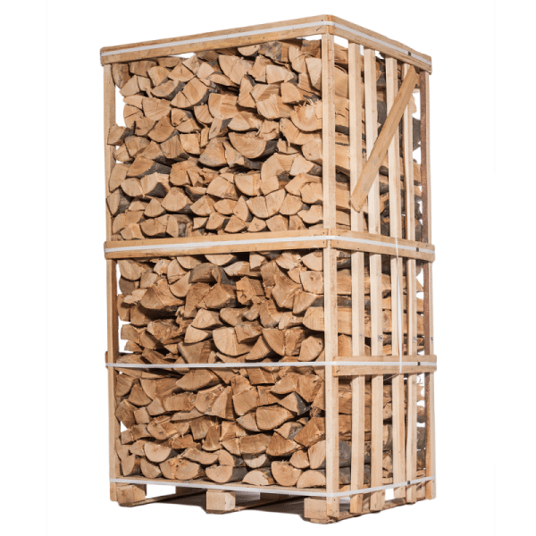 Getrocknetes Birkenholz – leicht anzündbar – dekorative Flammen – Holzbox 1,8 m³