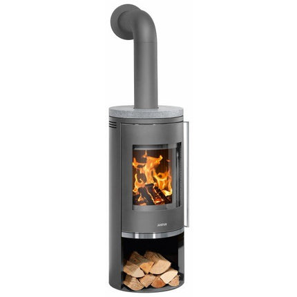Justus Kaminofen Faro 2.0 Stahl-Speckstein 6 kW