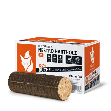 Nestro Hartholz M 90 x 10 kg